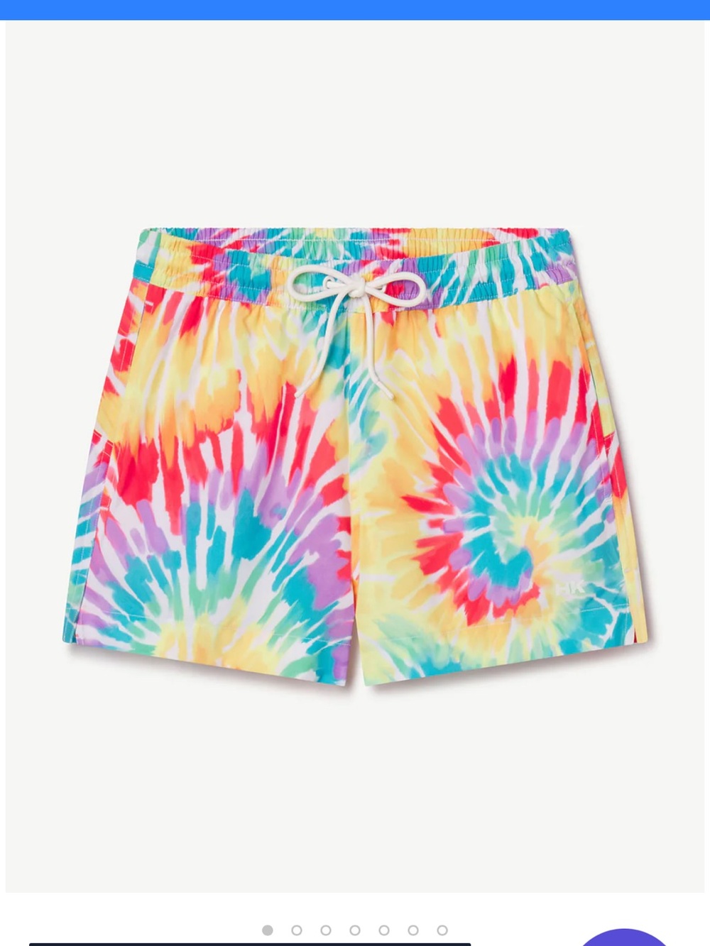 Humankind Multicolor Tie-Dye Athletic Swim Shorts